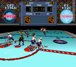 Super Hockey (Europe) In game screenshot